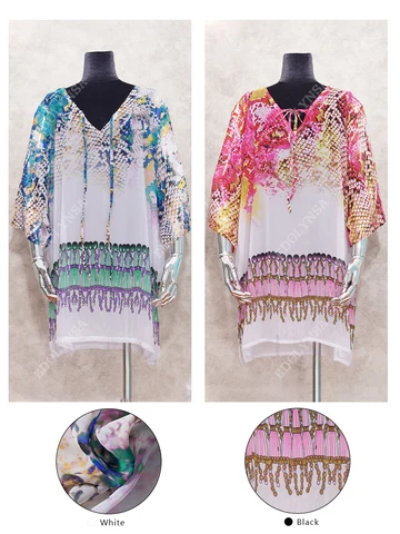 EDOLYNSA Печатное парео из полиэстера