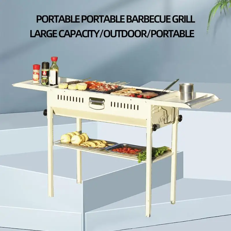 

Ultimate Outdoor Stainless Steel Portable Barbecue Grill for Perfect Grilling Experience