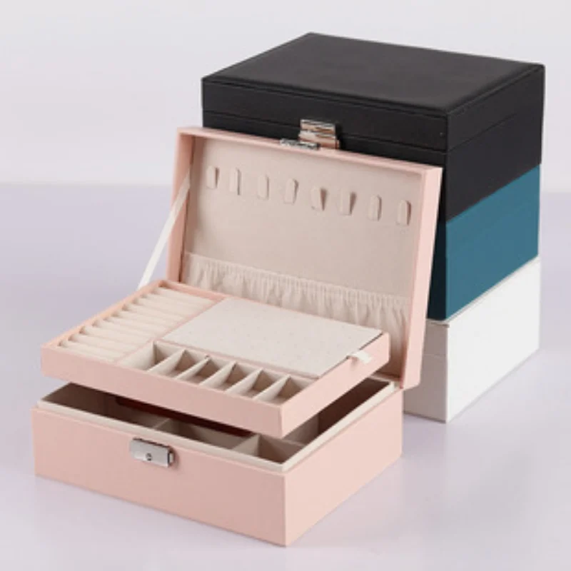 Кожаная Коробка для часов с 6 ячейками коробка очков 3 черная сумка хранения