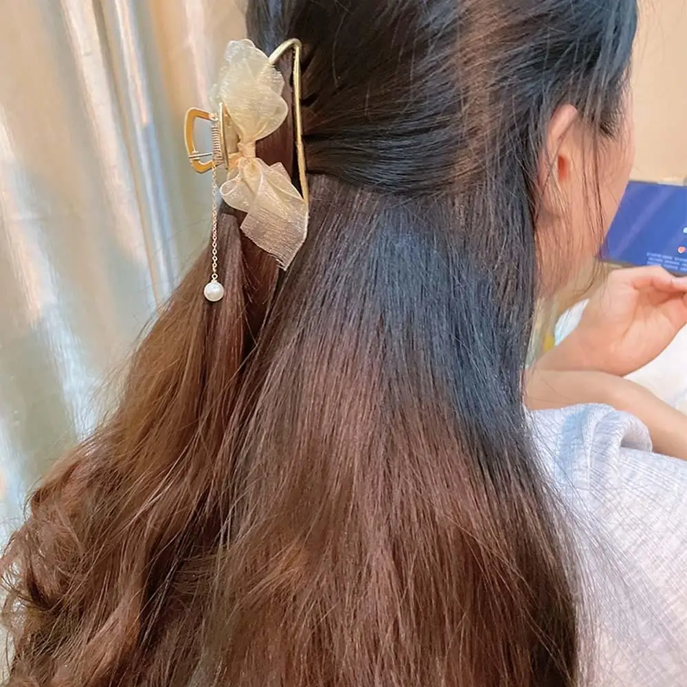 

Fashion Retro Women Tassel Girls Lace Hair Clips Crab Clips Bow Hair Claw Hair Accessories