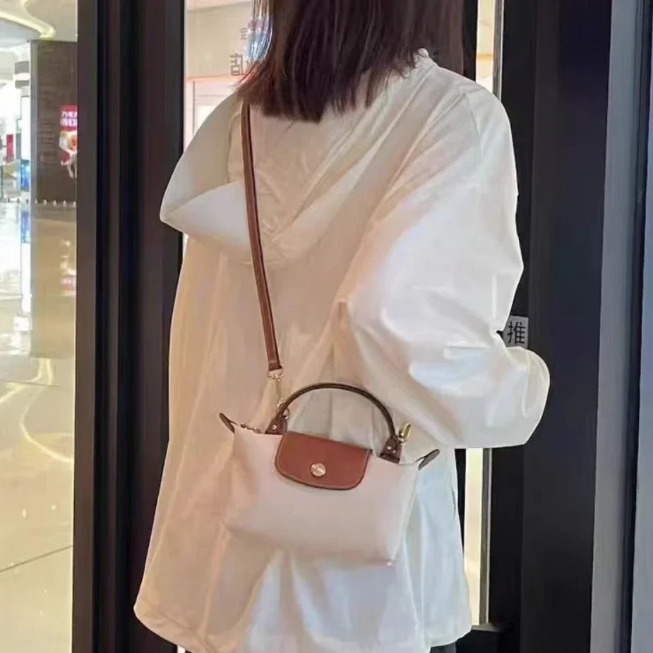 

2023 Mini Nylon Mini Tote Bag with Shoulder Straps Women's Luxury Waterproof Bag Handbag Designer Cross-body Dumplings Handbags