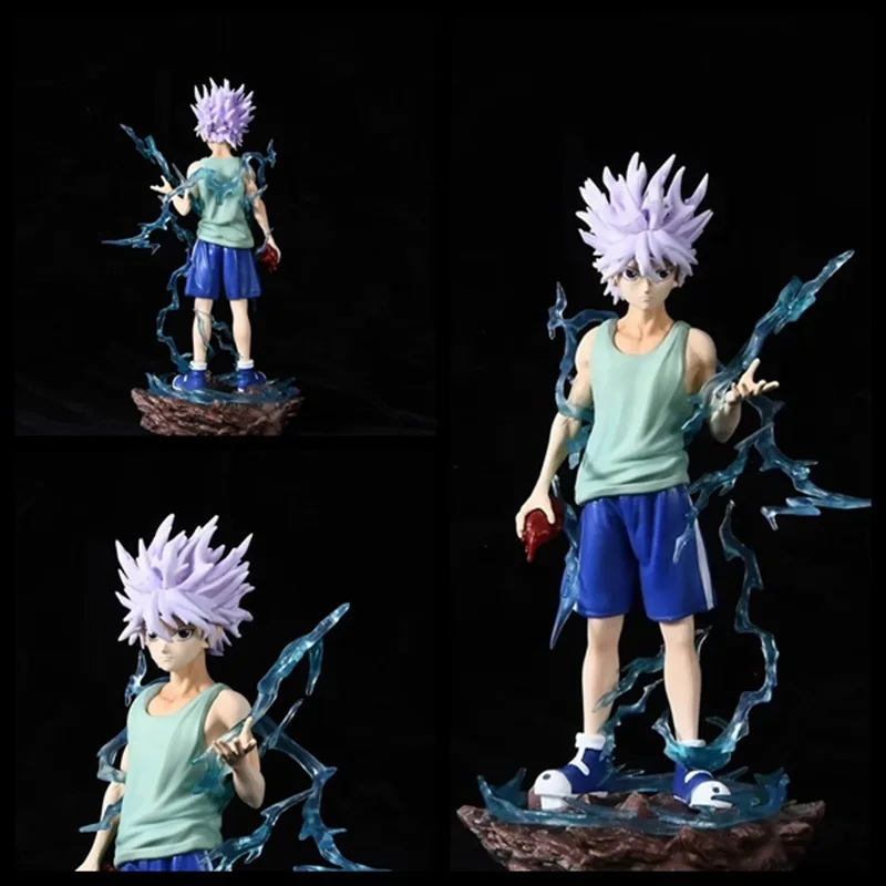 

Экшн-фигурки HUNTER x HUNTER, игрушки, Killua Zoldyck, аниме GK статуя, 22 см, фигурка из ПВХ, Коллекционная модель, подарок для детей