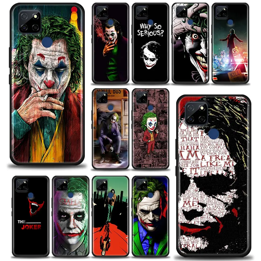 

Phone Case For Oppo A3s A5s A9 A15 A31 A63 A54 A52 Find X2 Reno 3 4 5 Pro 5G Silicone Back Cover Marvel Cool J-Joker Clown Cases