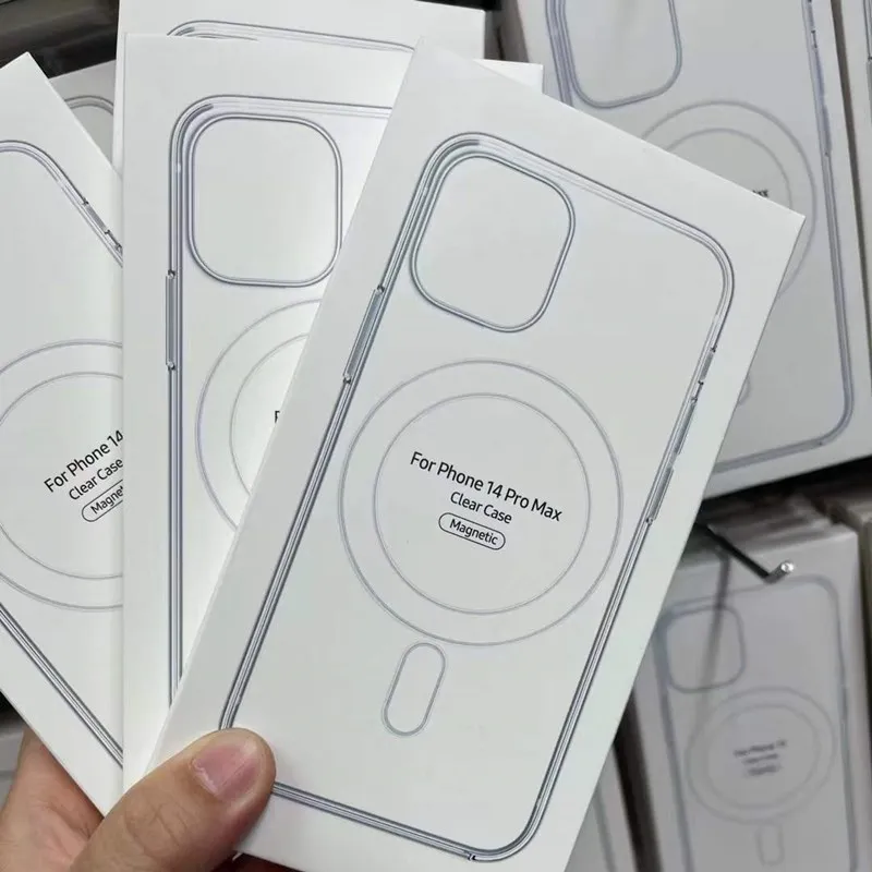 Магнитный чехол для телефона Magsafe с беспроводной зарядкой iPhone 14 13 12 11 Pro Max Mini XR X XS 8