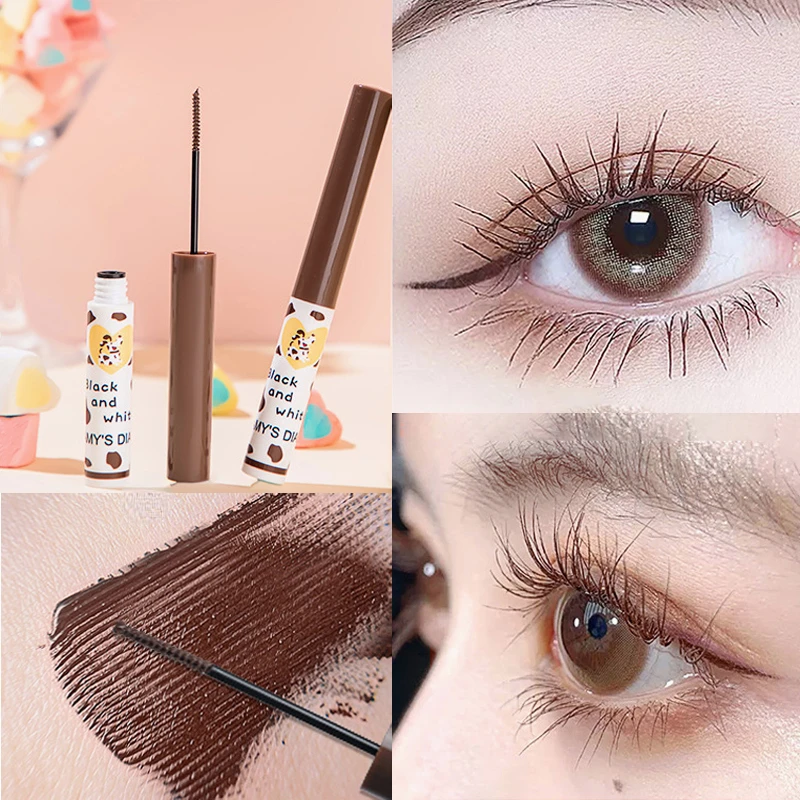 Three Scouts New Suitable For Beginners Waterproof Thick Long Lasting Natural Curling Mascara Eyelashes Ultra-Fine Non Blooming