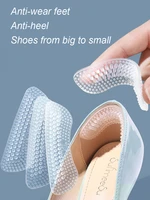 upgrade silicone heel stickers heels grips for women men anti slip heel cushions non slip inserts pads foot heel care protector