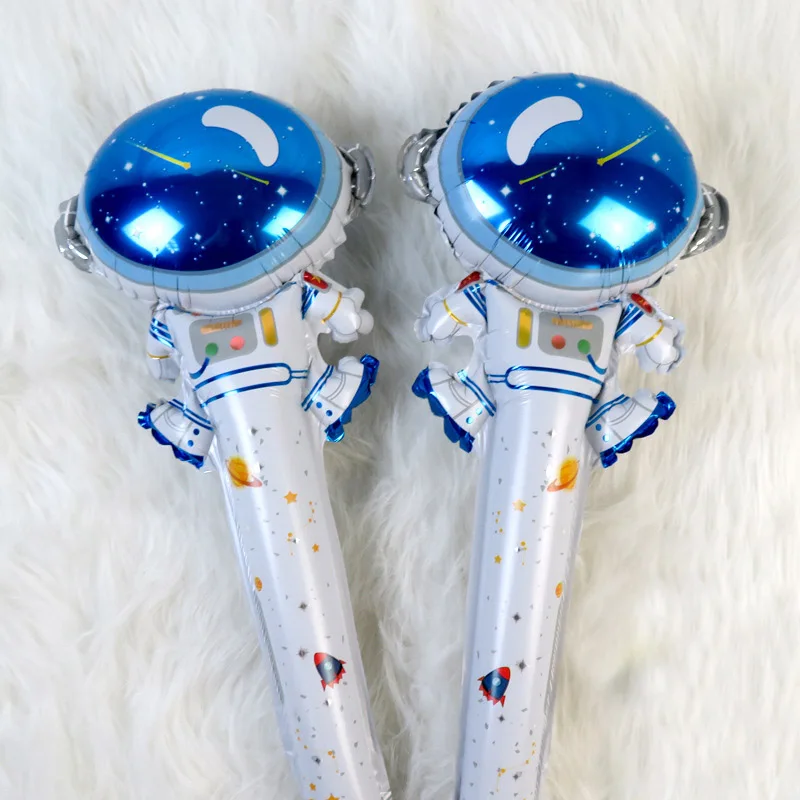 Космонавты и ракеты коллекция надувная палочка алюминиевая пленка любимая