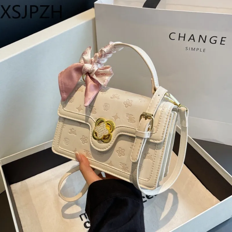 

Xsjpzh Высококачественная женская сумка, роскошная летняя маленькая сумка через плечо, новинка 2023, модная универсальная сумка через плечо Sen