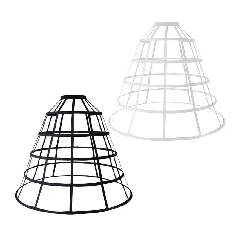 Женская ажурная юбка в клетку с 5 обручами для невесты на свадьбу платье косплея