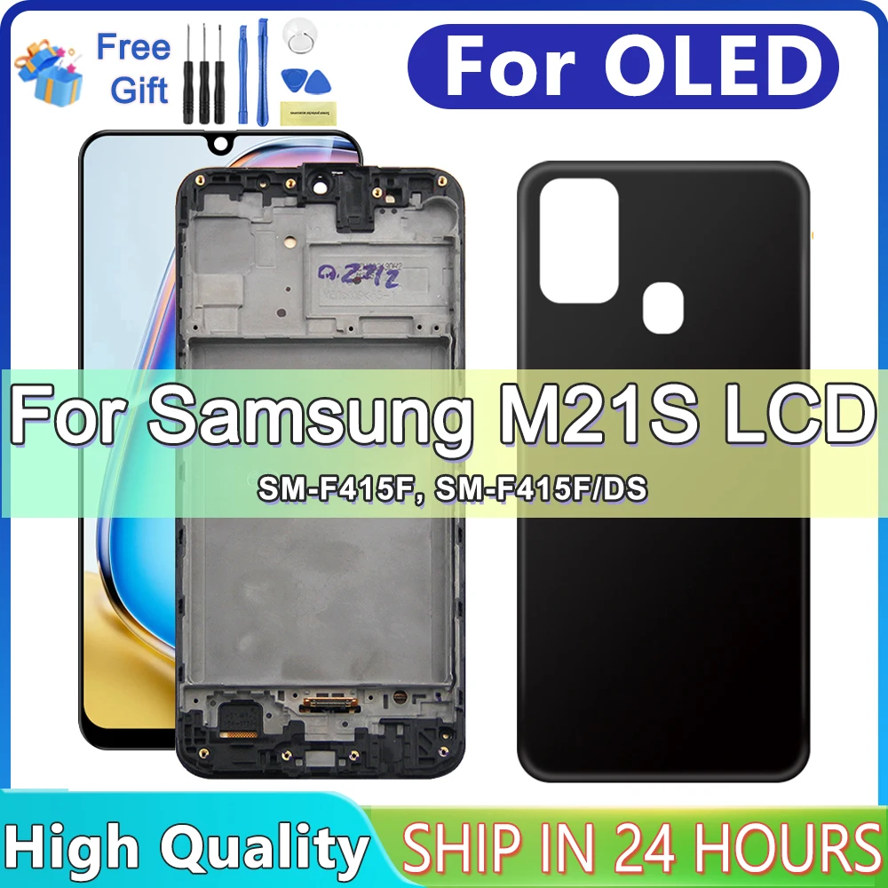 Супер OLED для Samsung M21S ЖК-дисплей с рамкой дигитайзер сенсорного экрана в сборе M21s