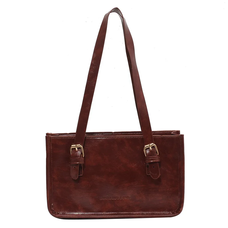 

Женская сумка большой вместимости в новом дизайне на осень и зиму, новинка 2020, Ретро сумка для подмышек, маленькая квадратная сумка, сумка че...