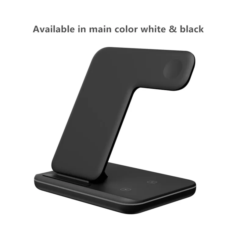 pbw30 15w 3 in 1 qi wireless charger pad for iphone 13 12 pro iwatch airpods pro charging dock station wireless charger stand free global shipping