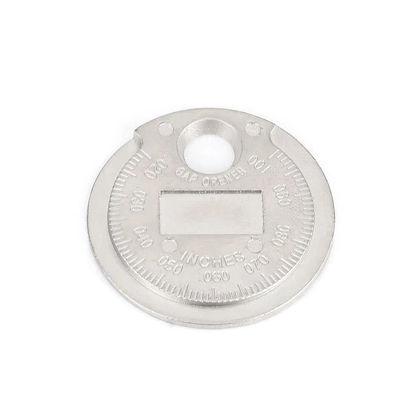 

Измеритель зазора свечей зажигания (0.6-2.4 мм, 0.02-0.10 дюйма) для свечей типа «монета»