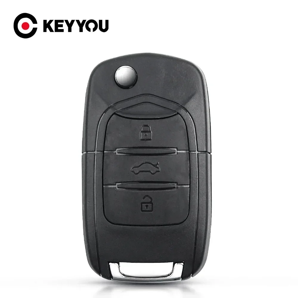 Фото KEYYOU Высококачественный сменный флип-брелок для Chevrolet Captiva Wuling Hongguang Baojun 630 730 560 310, чехол для дистанционного ключа №1