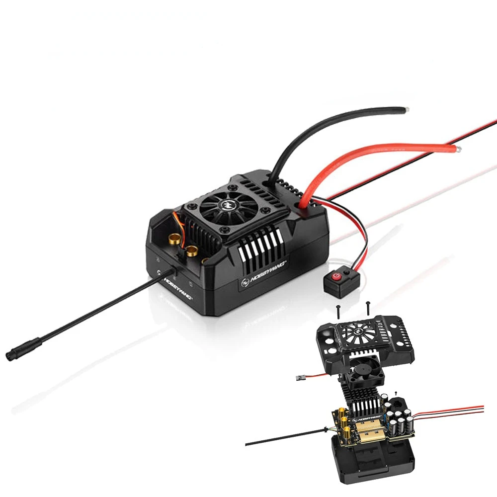 

100% Оригинальный Hobbywing EZRUN MAX4 HV сенсорный ESC для автомобиля ARRMA Traxxas 1/5 RC