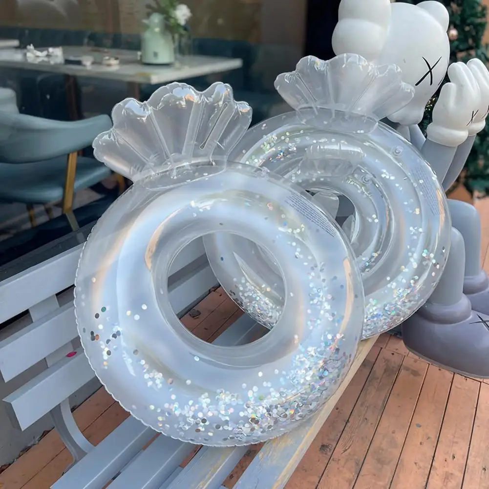 

Плавательное кольцо со спинкой, мягкая водная развлекательная прозрачная оболочка, детская надувная игрушка для бассейна, вечеринки, круг ...