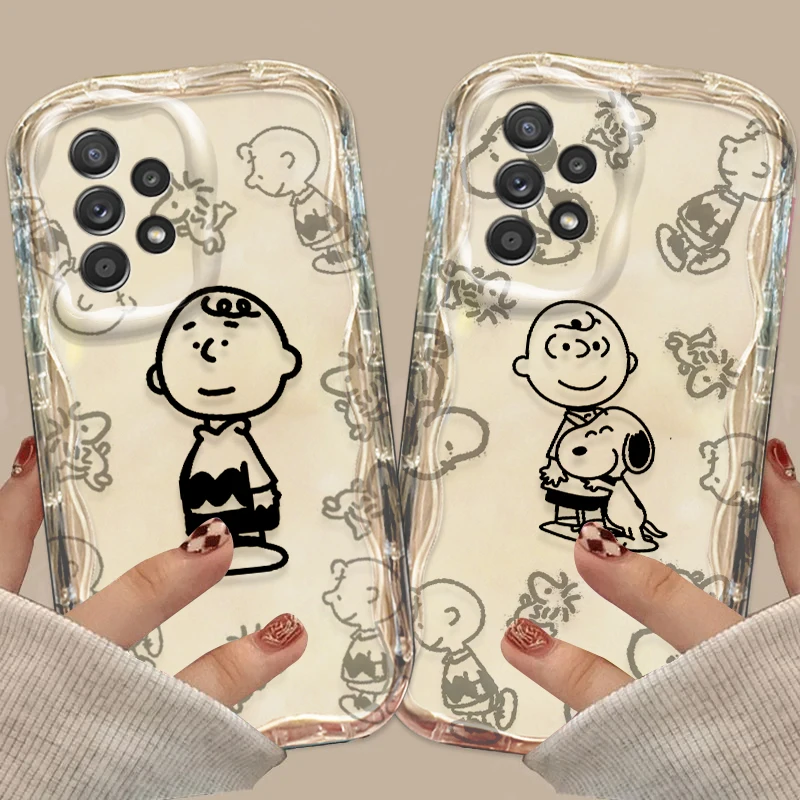 Милый мультяшный чехол для Samsung A55 A54 A53 A52 A35 A34 A33 A32 A25 A24 A23