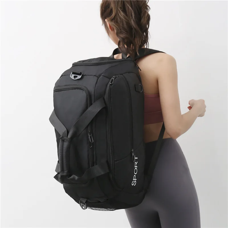New Fitness Gym Bag Large Capacity Travel Backpack Women Shoulder Bags Outdoor Yoga Bag Luggage Bag Crossbody Dry Wet Backpacks