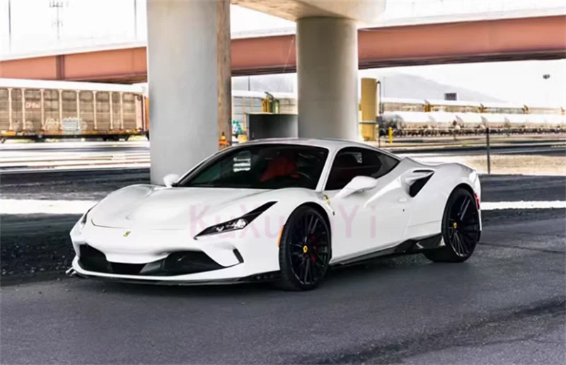 Используется для Ferrari F8 Spider Body Kit боковая юбка из углеродного волокна