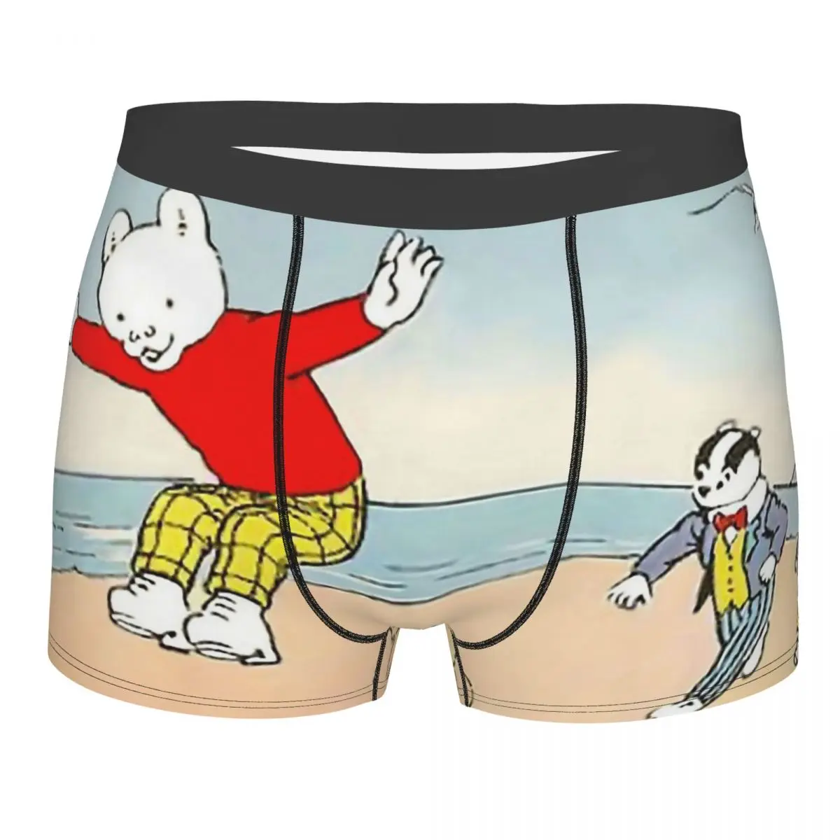 

Комбинированное нижнее белье Jump Rupert the Bear, хлопковые трусы, мужское нижнее белье, сексуальные шорты, боксеры, трусы