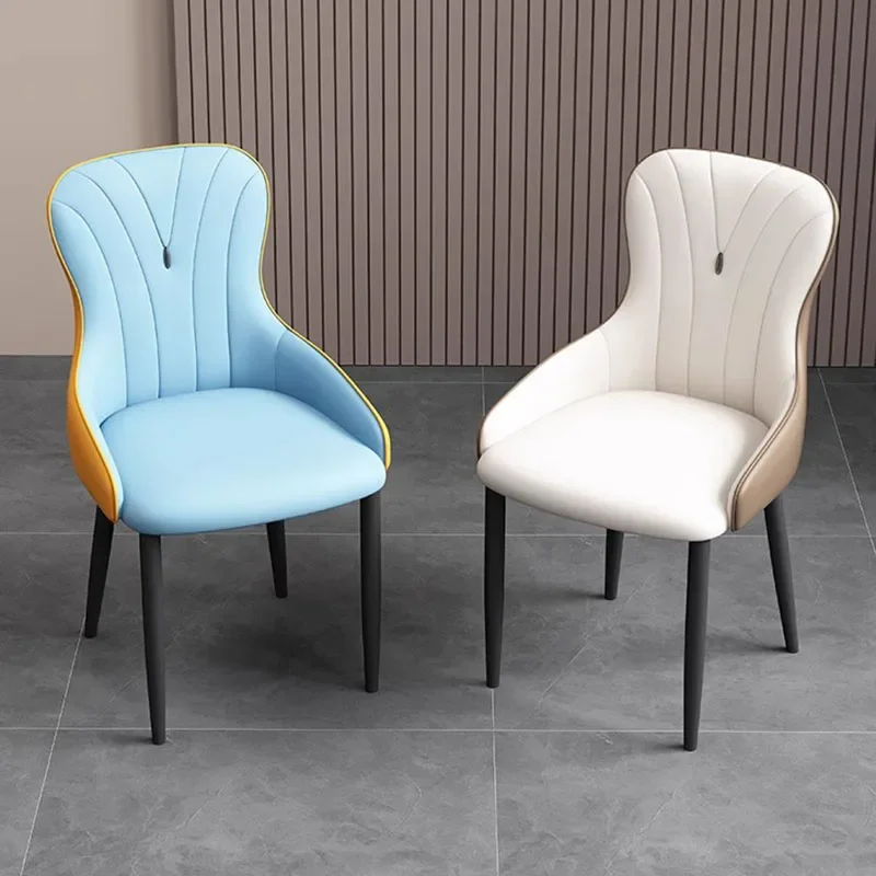 

Beautiful Luxury Dining Chairs Nordic Modern Trendy European Dining Chairs Simple Upholstered Cadeiras De Jantar Furnitures