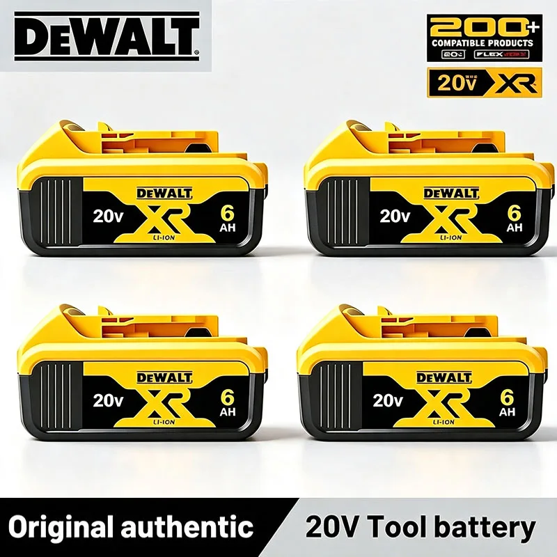 Фото Аккумулятор DeWALT 100% оригинальный 20В/60В 9000мАч MAX FlexVolt для электроинструментов DCB200 DCB205 DCB206 DCB209 DCB182, доставка по воздуху. №1