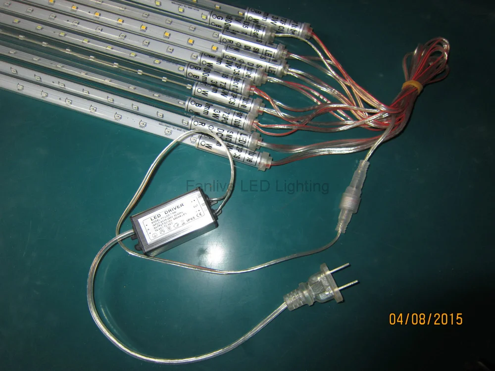 10 компл./лот LED SMD2835 72 светодиодный s двухсторонсветодиодный метеорисветильник