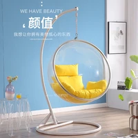 hanging ball space chair glass ball indoor hanging chair hanging basket nordic outdoor swing home stay transparent bubble chair