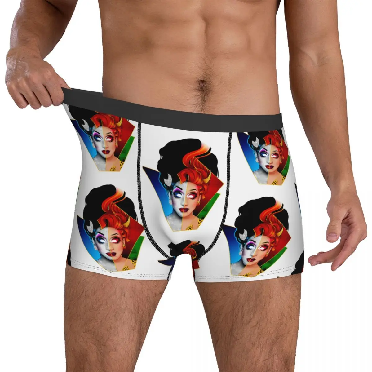 

Bianca Del Rio Underwear Drag Queen Print Boxershorts Trenky Males Underpants Breathable Boxer Brief Birthday Gift