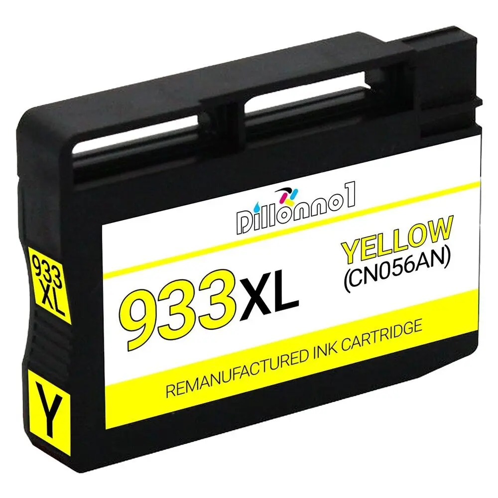 

For HP 933 XL CN056A Yellow Ink For OfficeJet 7110 7610 Printer w/ NEW CHIP
