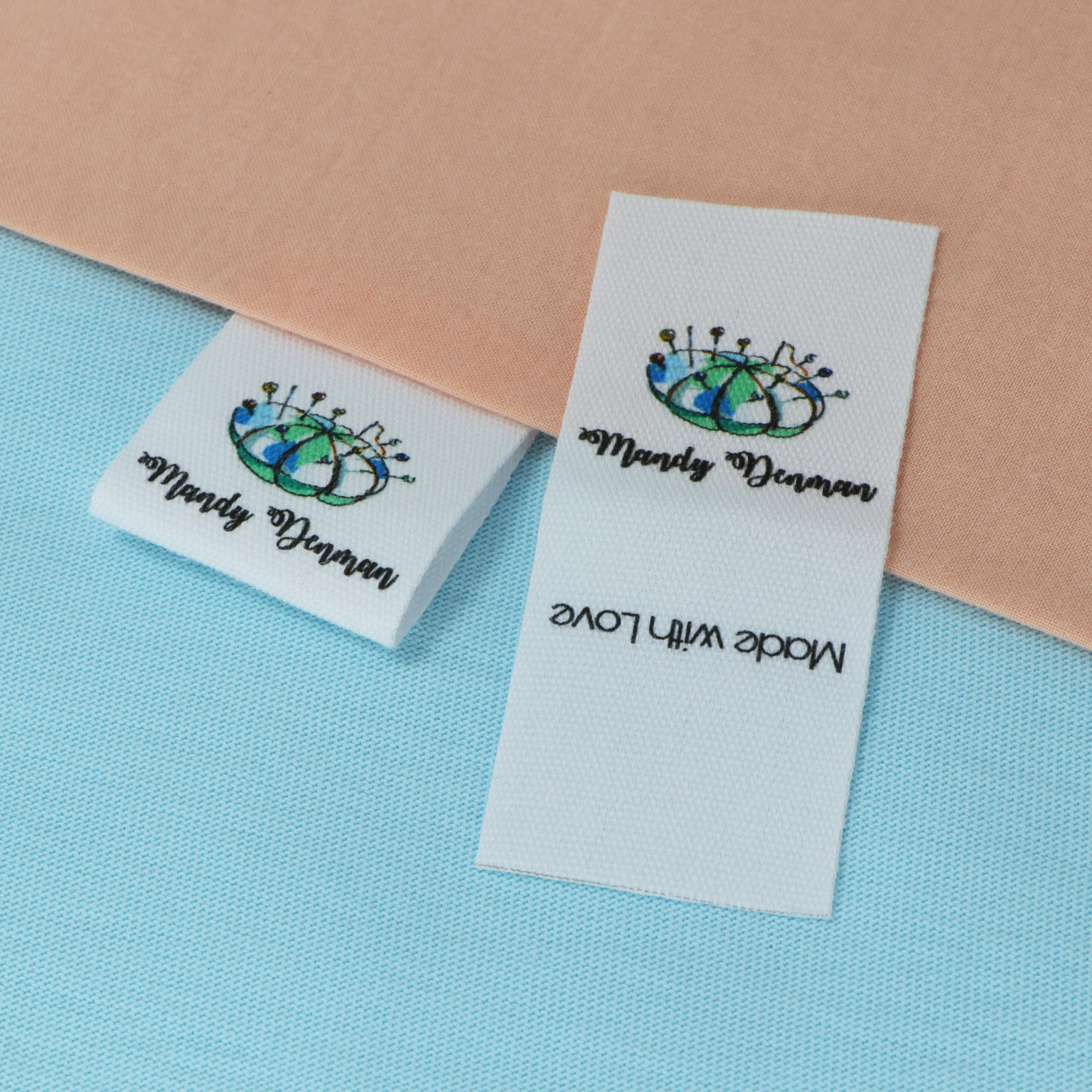 

Custom Sewing labels / Brand labels, Custom Clothing Tags, Cotton Ribbon label, Handmade label (FR247)