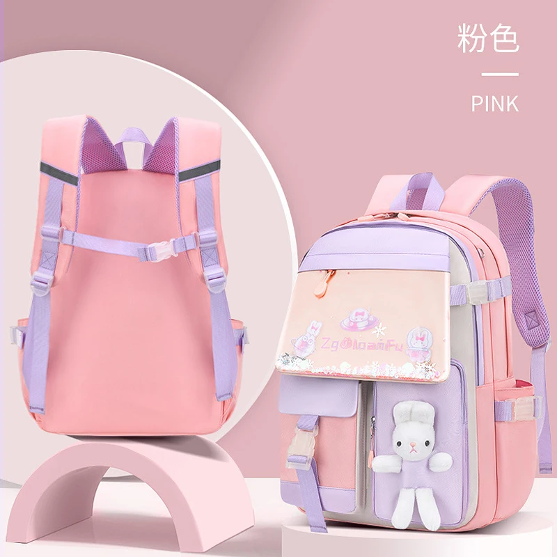 Princess Children School Bags Girls School Backpack Sequins Kids Schoolbag Orthopedic Primary School Bookbag Mochilas Escolares