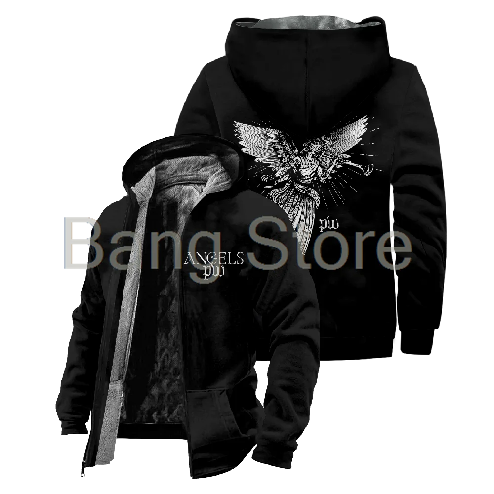 Куртка на молнии Phil Wickham Angels унисекс утепленная зимняя парка с длинными рукавами