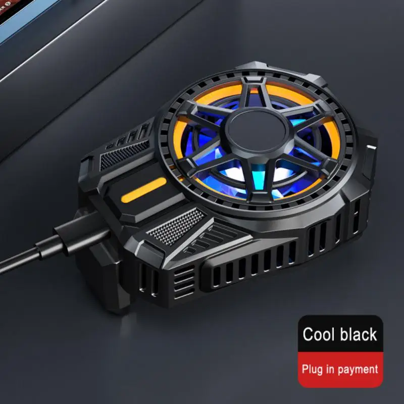 

Portable Phone Cooling Fan Radiator Smart Temperature Control Cell Phone Cool Heat Sink For Cell Phone Portable Game Cooling