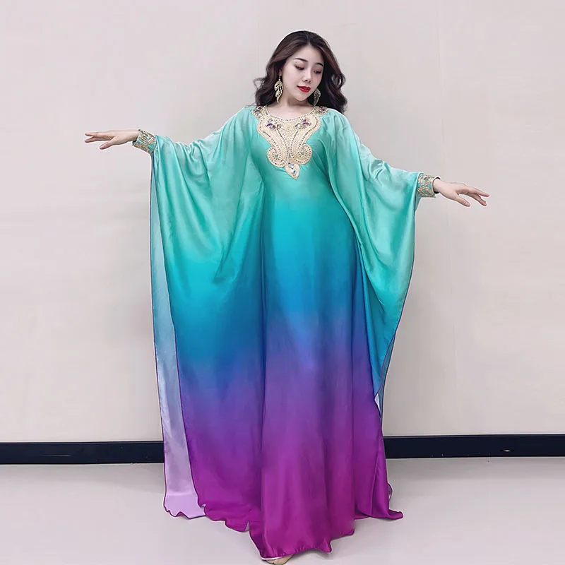 

Женский костюм для танца живота, длинная юбка халеи ДЛЯ ВОСТОЧНЫХ ТАНЦЕВ