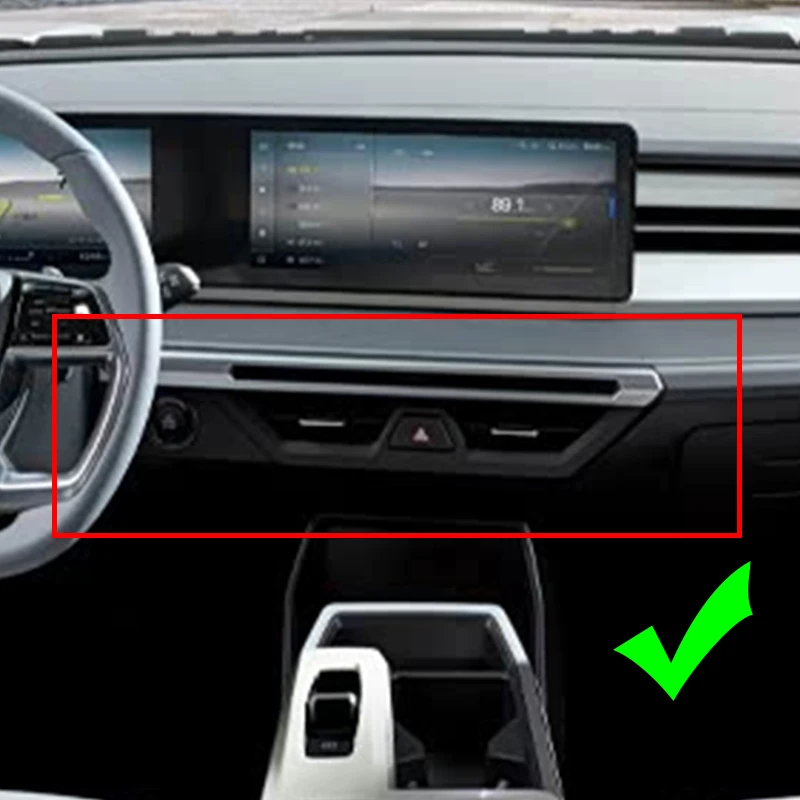 Фото Декоративная рамка для центрального воздуховода автомобиля SsangYong KGM Torres EVX J100 U100 ACTYON J120 2023 2024 2025 №2