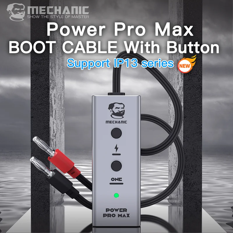 MECHANIC Power Pro Max BOOT CABLE With Button for iPhone 6 -13Pro max Phone Repair One Button Button Power On Cable tools sets