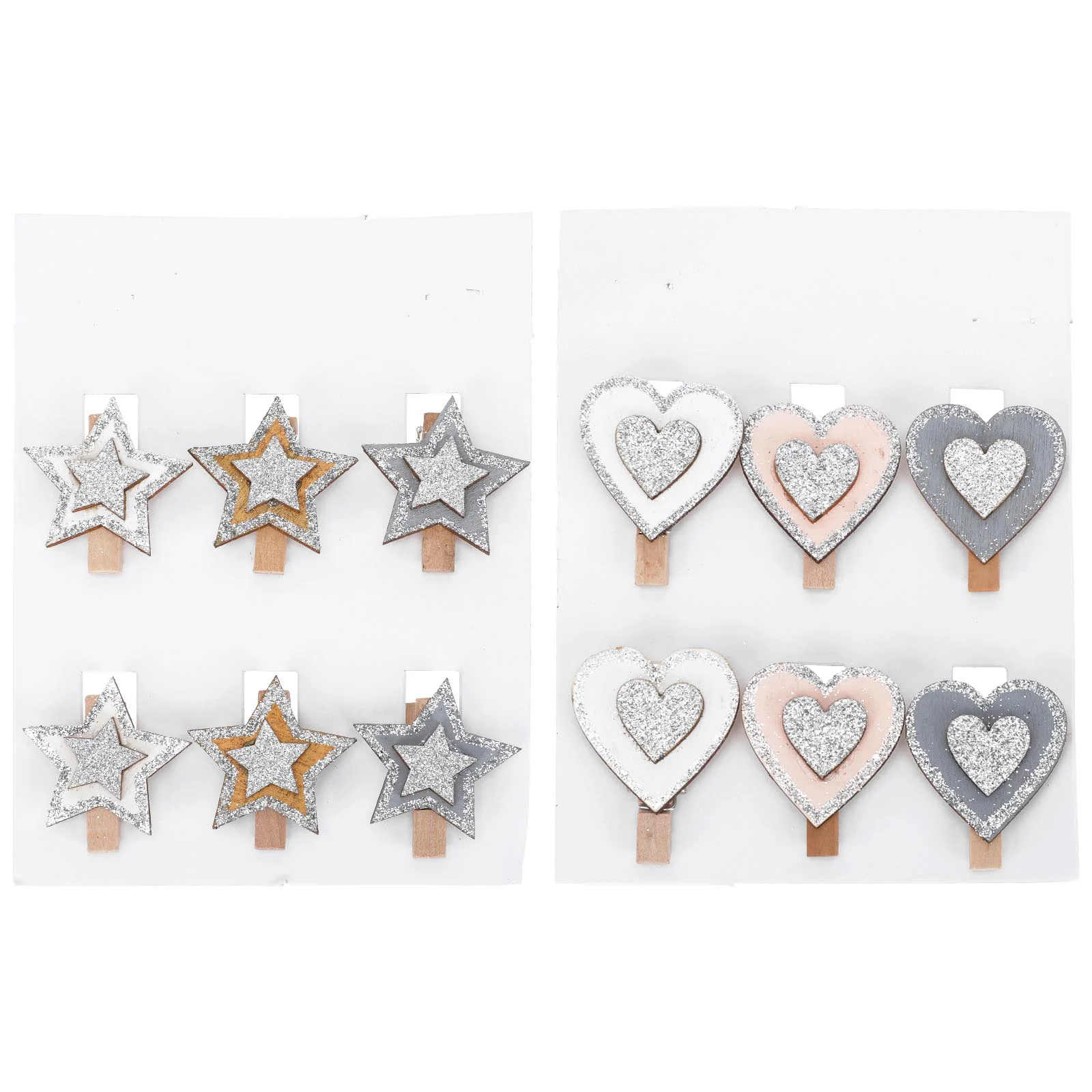 

12Pcs Note Chips Photo Clips Photo Clips Xmas Clothes Pegs for Xmas Decor Home