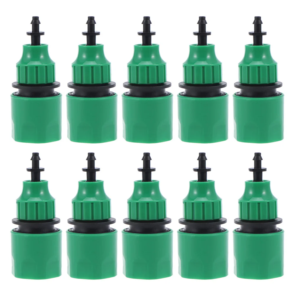 10pcs Practical Portable Hose Quick Coupling Watering System Connector Watering Hose Connector