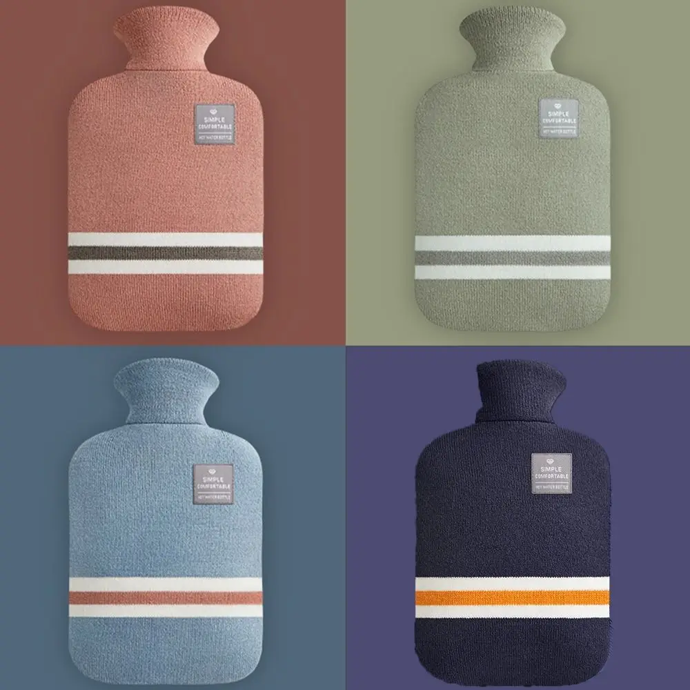 

Многофункциональная зимняя бутылка для горячей воды 2000 мл, плюшевый чехол, сумка для горячей воды, грелки для живота, грелка для рук