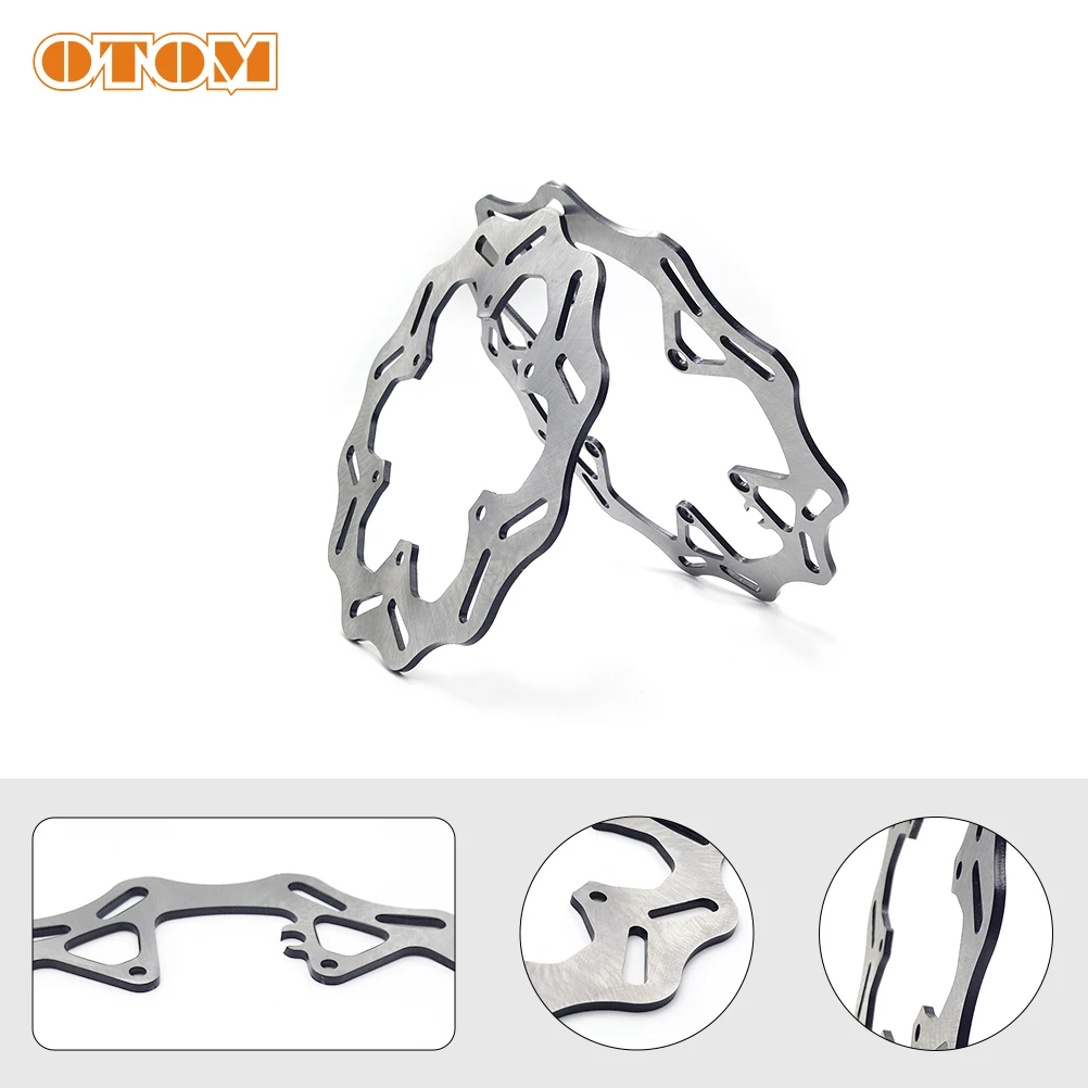 

Тормозные диски OTOM для мотоцикла, передние и задние тормозные диски, 6 отверстий, стальной диск 260/220 мм для KTM HUSQVARNA HUSABERG GASGAS, аксессуары для мотоциклов