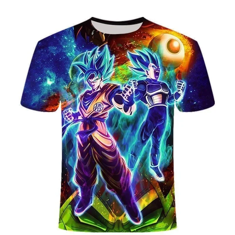 Dragon Ball Son Goku Goten Gohan Аниме Персонаж фильма Футболка с героями мультфильмов