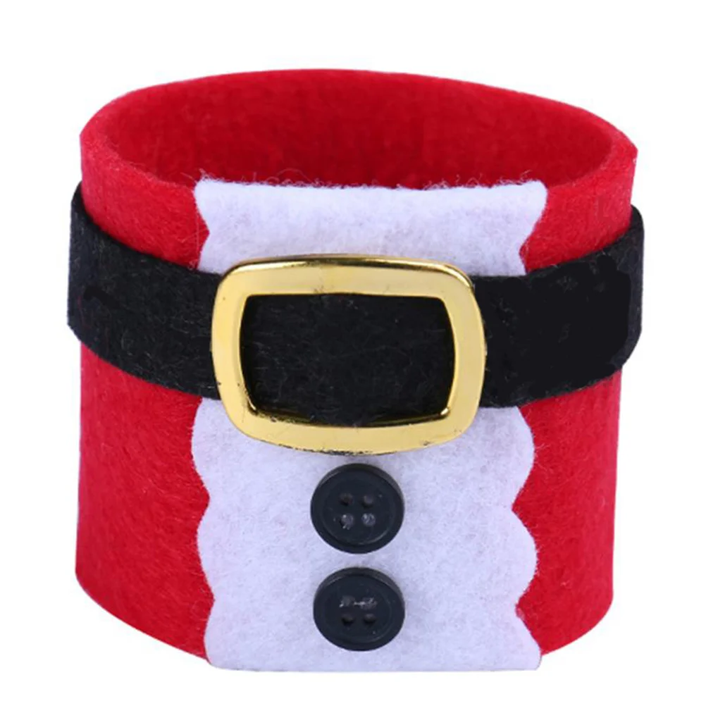 

8pcs Napkin Ring Xmas Napkin Rings Christmas Napkin Rings Christmas Dinner Decorations Santa Claus Napkin Rings