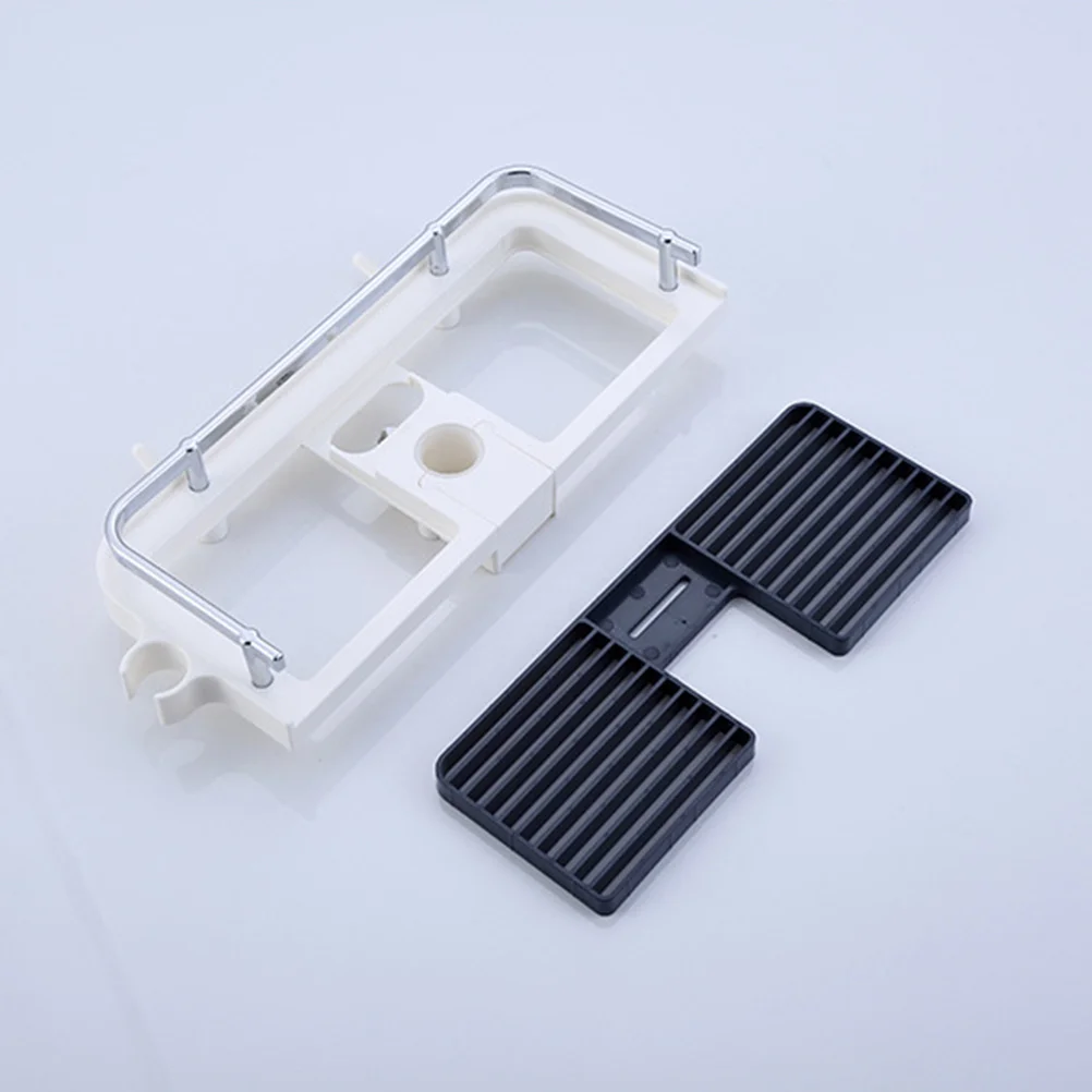 

Shower Storage Bathroom Shelfrack Organizerwall Tray Basket Corner Inside Hanging Shelves Head Overstand Steel Mounted Holder