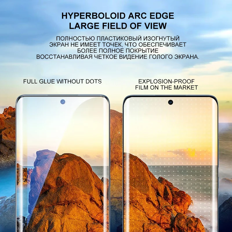 Закаленное стекло для Samsung Galaxy S23 S22 S21 ultra защитная пленка с полным покрытием S8 10 20