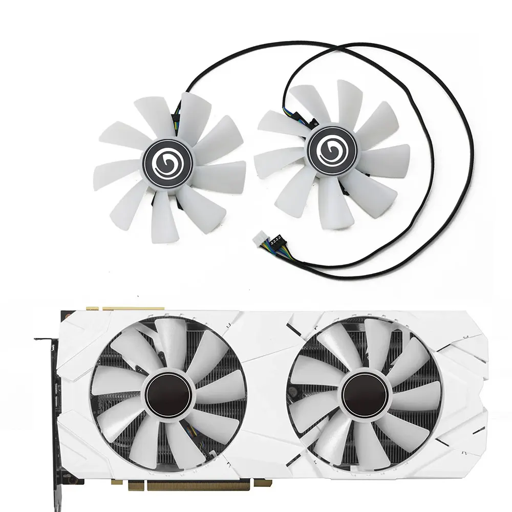 Кулер для видеокарты GALAX RTX2080 2 шт. вентиляторы KFA2 RTX 2070 2080 SUPER 8 Гб