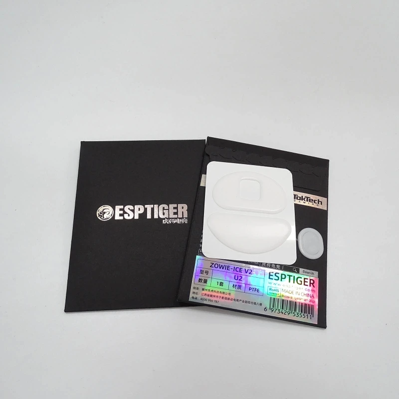 Наклейка на коньки Esptiger ICE версия для ZOWIE белые скользящие ножки