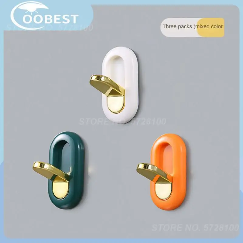 

Клейкий крючок, без следов, многофункциональный крючок для одежды, подвесной крючок для двери, аксессуары для кухни и ванной, складной крючо...