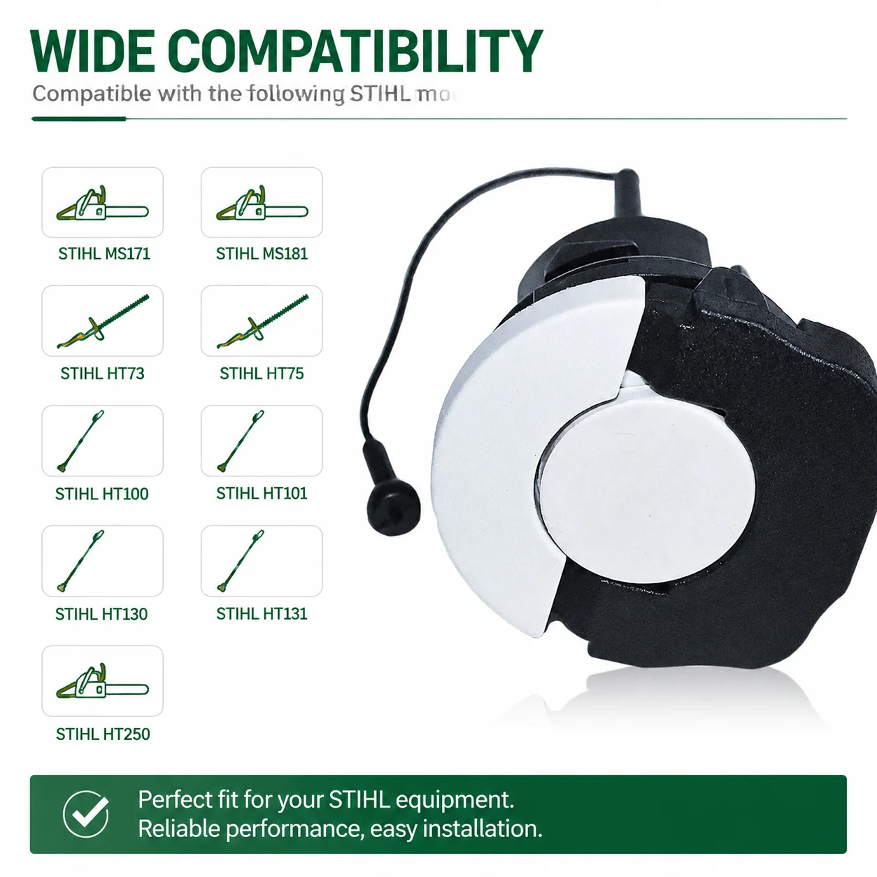 Фото Крышка маслозаливной горловины для Stihl MS171 MS181 HT73 HT75 HT100 HT101, OEM 0000 350 0526, запчасти для бензопил, аксессуары для триммеров, садовые принадлежности №3
