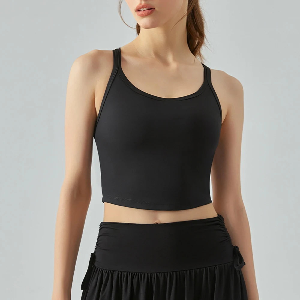 Yoga Top Women Sports Bra High Strength Breathable Tank Top Tights Yoga Bra Wireless Push Up Bra Fitness Tops Women Clothing